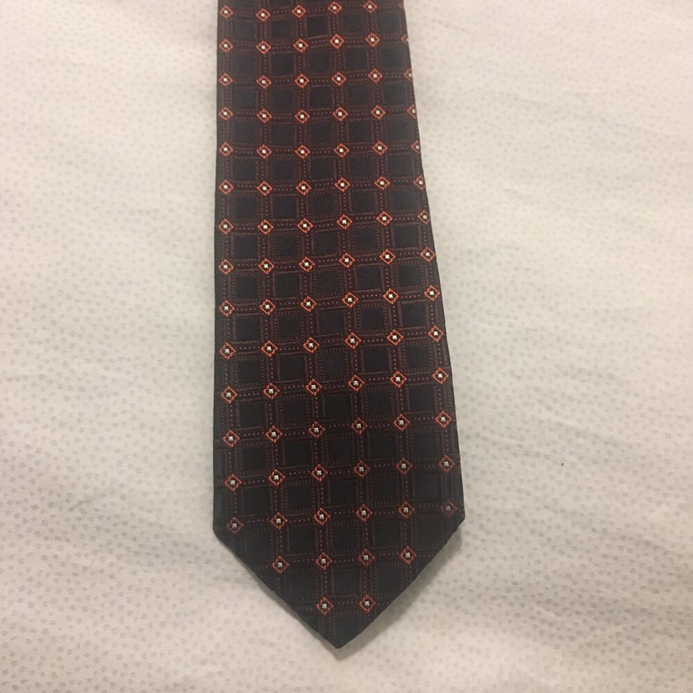 Hugo Boss Brown Pattern Tie